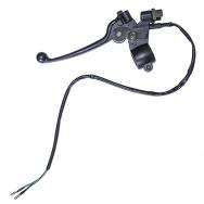 Páčka s aretací pro dvě brzdová lanka   koncový spínač