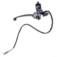 Páčka s aretací pro dvě brzdová lanka   koncový spínač