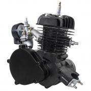 Přídavný motor na kolo 48 ccm pro motokolo ČERNÝ Kompletní souprava (kit)