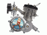 Kompletní souprava (kit) tuning motoru s obsahem 80ccm + Hlava SKY HAWK, ojniční bronzové ložisko, UV tvrzený potisk - 4 Nautical Bitch