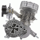 Kompletní souprava (kit) tuning motoru s obsahem 80ccm + Hlava ALUMIN CNC SUPER COOLER, ojniční bronzové ložisko, UV tvrzený potisk - 2 Cross Rolls