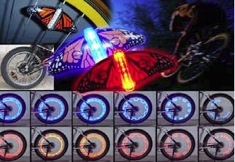 Cyklo lampička LCD403 na motokolo